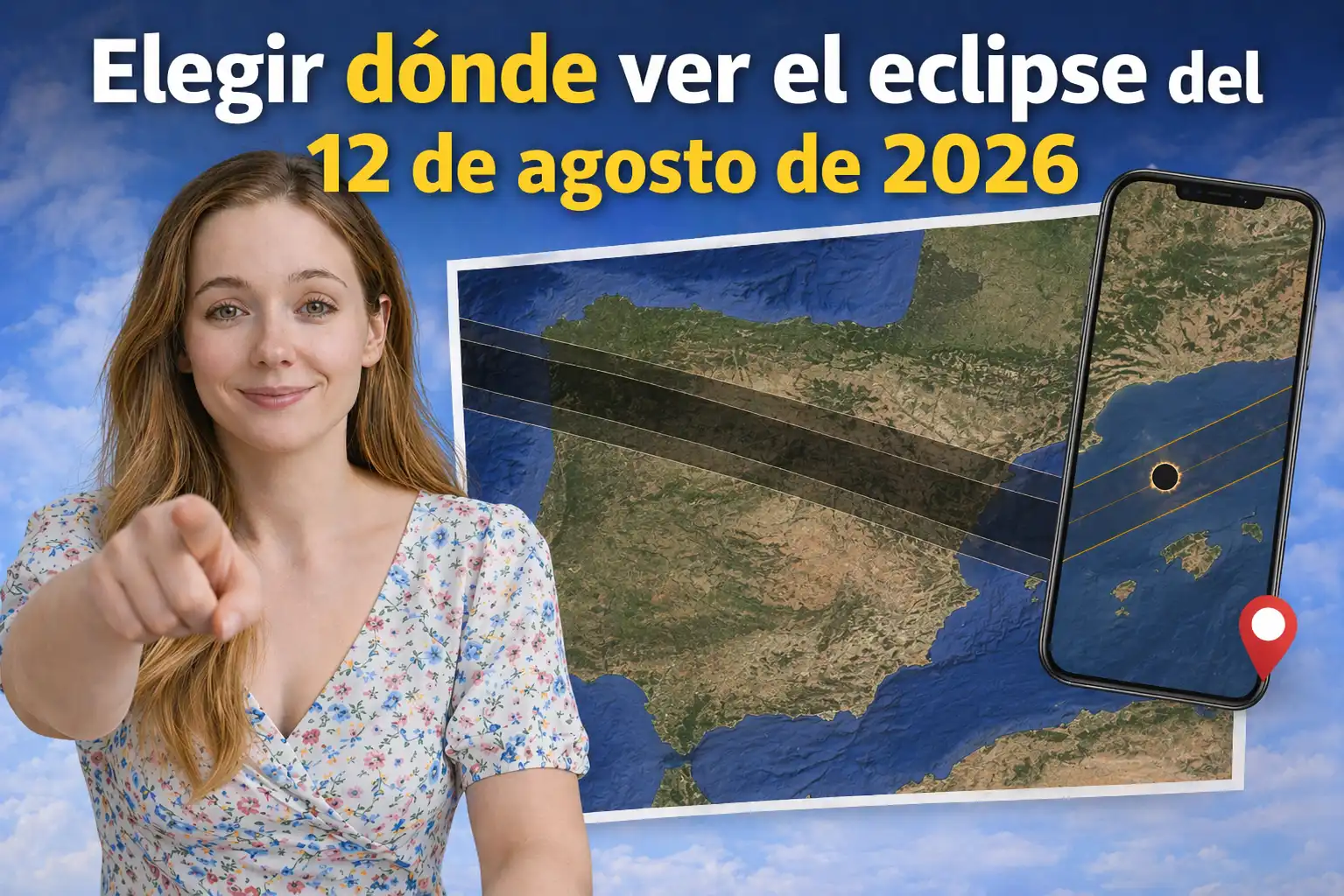 Desde dónde ver el eclipse de agosto de 2026
